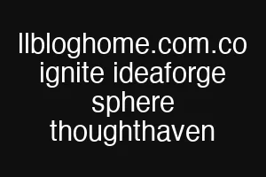 llbloghome.com.co ignite ideaforge sphere thoughthaven